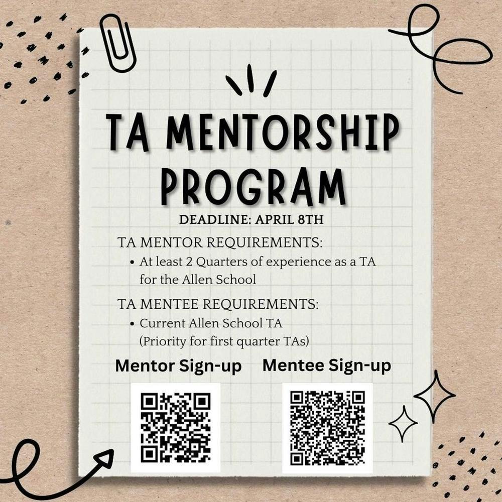 TA Mentorship Program Orientation