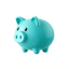 Piggy bank icon